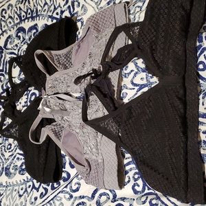 2 black sports brawls and one Grey